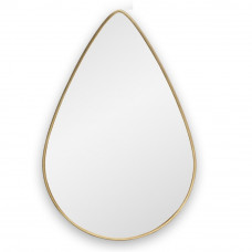 Зеркало-капля в золотой раме Droppe Gold (Дроп) Smal 40*60см